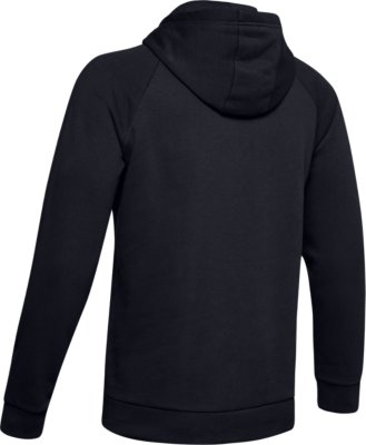 Under Armour Mens Hoodie Hoody Full Zip Sweatshirt Rival Fleece Winter Top Black